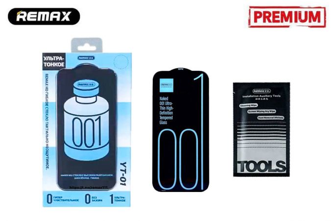 Защитное стекло Remax YT-01 ультратонкие for  iPhone 15 PRO MAX