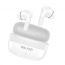 Наушники вакуумные беспроводные WALKER WTS-39, шумопод. ENC, независ. работа наушников, белые
