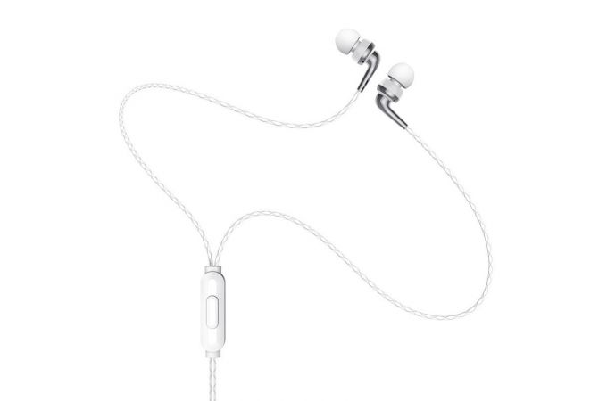 Наушники вакуумные проводные HOCO M71 Inspiring universal earphones (белый)