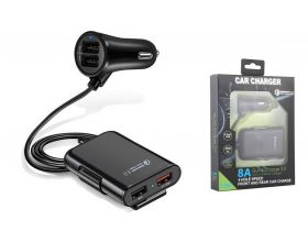 Автомобильное зарядное устройство АЗУ 2USB Орбита AV-8A (QC3.0,8000mA) (черный)