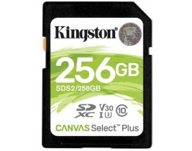 Карта памяти MicroSDXC_256 Gb Kingston class 10 100/85Mb/s Canvas Select Plus UHS-I U3 / SDCS2/256GB