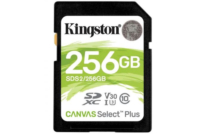 Карта памяти MicroSDXC_256 Gb Kingston class 10 100/85Mb/s Canvas Select Plus UHS-I U3 / SDCS2/256GB