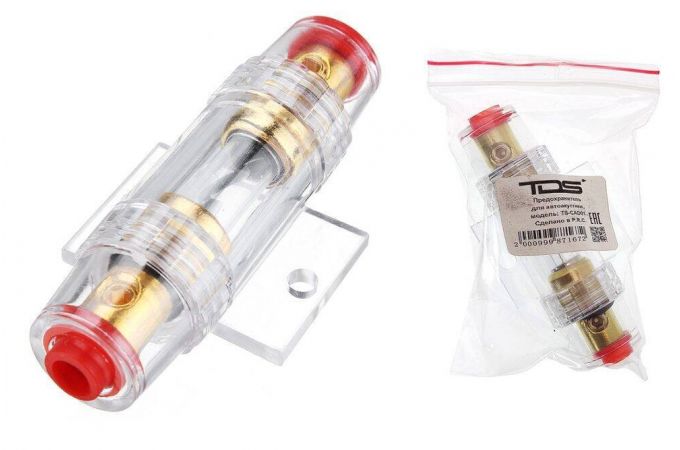 Предохранитель для автоакустики TDS TS-CAD01 (8AGU,12V,60A)