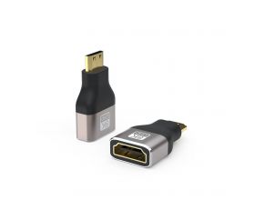 Переходник miniHDMI (папа) - HDMI (мама) V2.1