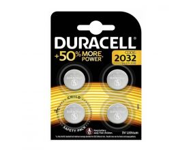 Батарейка литиевая Duracell DL2032 BL4 цена за блистер 4 шт