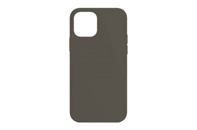 Чехол для iPhone 14 (6,1) Silicone Case Soft Touch (угольно-серый)