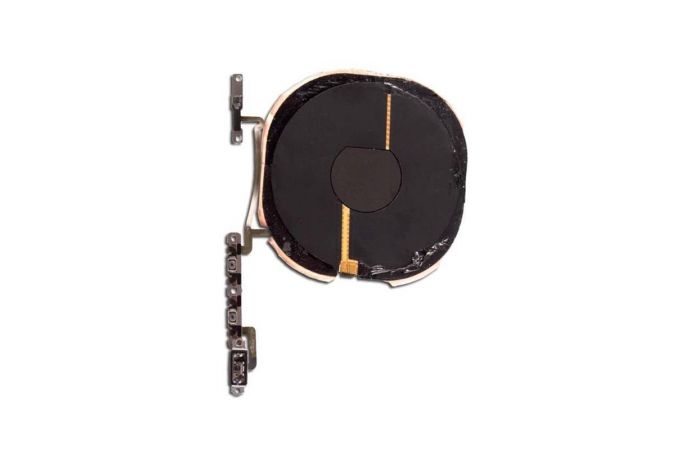 Шлейф для iPhone 11 Pro Max с кнопками громкости + переключатель + металлический держатель + беспроводная зарядка, org разбор