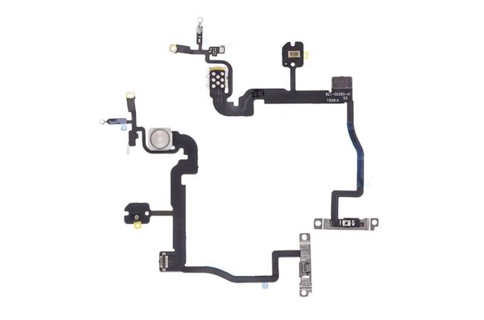 Шлейф для iPhone 11 Pro Max с кнопкой включения + металлический держатель org