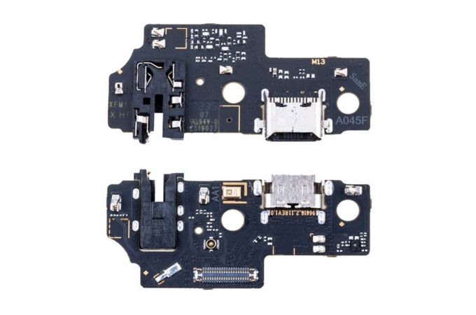 Шлейф для Samsung A045F Galaxy A04 с разъемом зарядки + разъем гарнитуры (плата) org