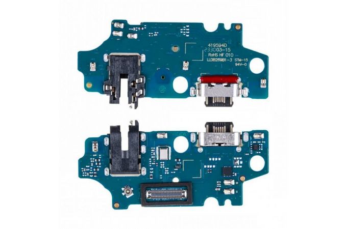 Шлейф для Samsung A057F Galaxy A05s с разъемом зарядки + разъем гарнитуры (плата) org (орг)