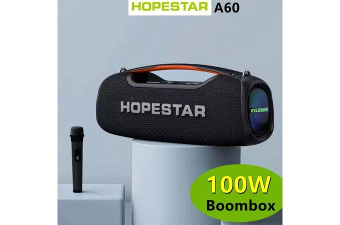 Портативная беспроводная колонка HOPESTAR A60 (синий) 100W