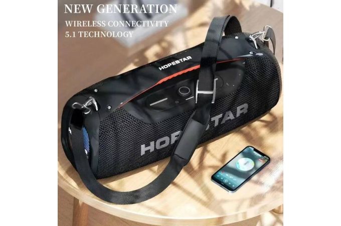Портативная беспроводная колонка HOPESTAR A60 (синий) 100W