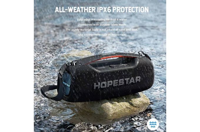 Портативная беспроводная колонка HOPESTAR A60 (синий) 100W