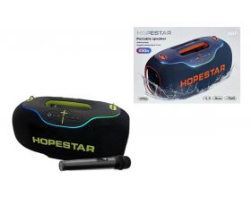 Портативная беспроводная колонка HOPESTAR A80 (черный) 350W