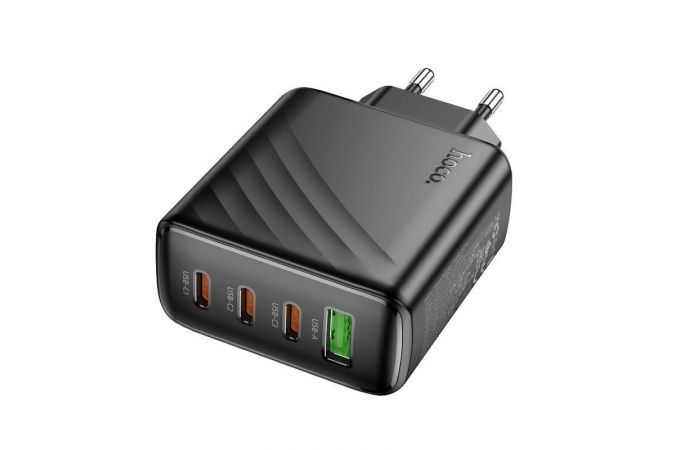 Сетевое зарядное устройство USB + USB-C HOCO CS27A Supply PD67W(3C1A) (черный)