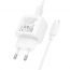 Сетевое зарядное устройство 2USB + кабель MicroUSB HOCO CS51A Surplus (белый)