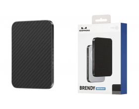 Универсальный дополнительный аккумулятор Power Bank KeePhone MagSafe Brendy  (5000mAh) Kevlar Black