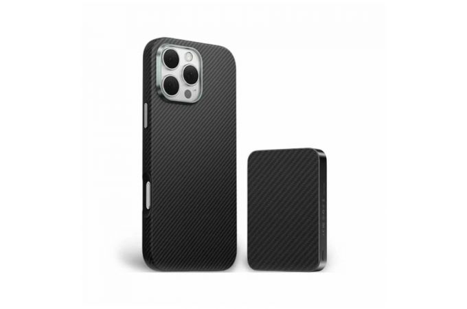 Универсальный дополнительный аккумулятор Power Bank KeePhone MagSafe Brendy  (5000mAh) Kevlar Black