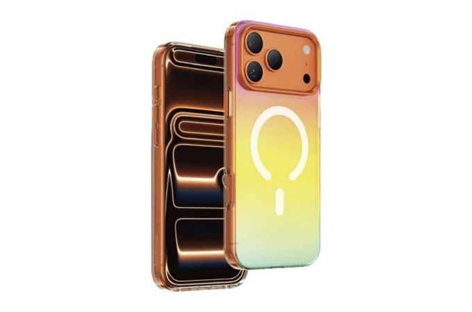Чехол для iPhone 17 Pro KEEPHONE RainBow (Желтый)