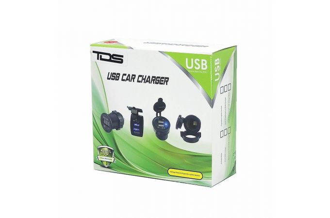 Разъем USB TDS TS-CAU19 встраиваемый (5B,2100mA)