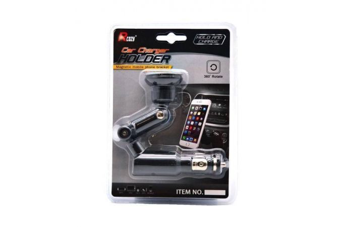 Автомобильное зарядное устройство АЗУ USB OLESSON HC-1790 (5B,2000mA) (черный)