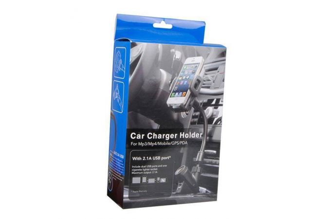 Автомобильное зарядное устройство АЗУ USB OLESSON HC-003 (5B,2100mA) (черный)