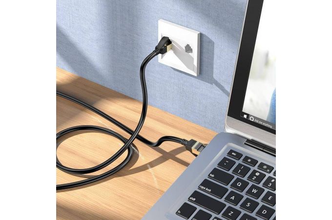 Кабель интернет LAN патч корд RJ-45 CAT6 Hoco US02 Gigabit 3 метра