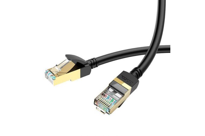 Кабель интернет LAN патч корд RJ-45 CAT6 Hoco US02 Gigabit 5 метров
