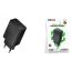 Сетевое зарядное устройство USB + USB-C BOROFONE BAS74A Source PD20W+QC3.0 (EU) черный