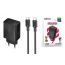 Сетевое зарядное устройство USB-C + кабель Type-C - Type-C BOROFONE BAS74A Source PD20W+QC3.0 (черный)