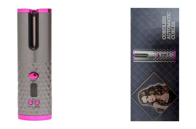 Cтайлер для локон №2 розовый