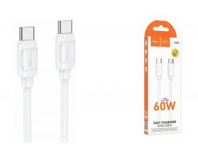 Кабель USB Type-C - USB Type-C HOCO X115 Surpass 60W белый