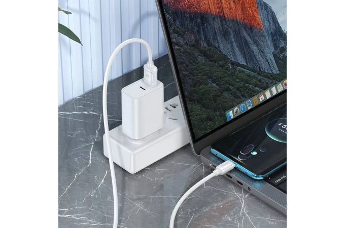 Кабель USB - USB Type-C HOCO X115 Surpass 100W черный