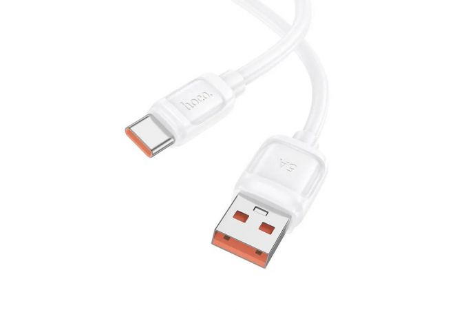 Кабель USB - USB Type-C HOCO X115 Surpass 100W белый