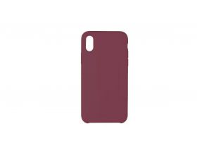 Чехол для iPhone ХS Max Silicone Case Soft Touch (красная роза) 36