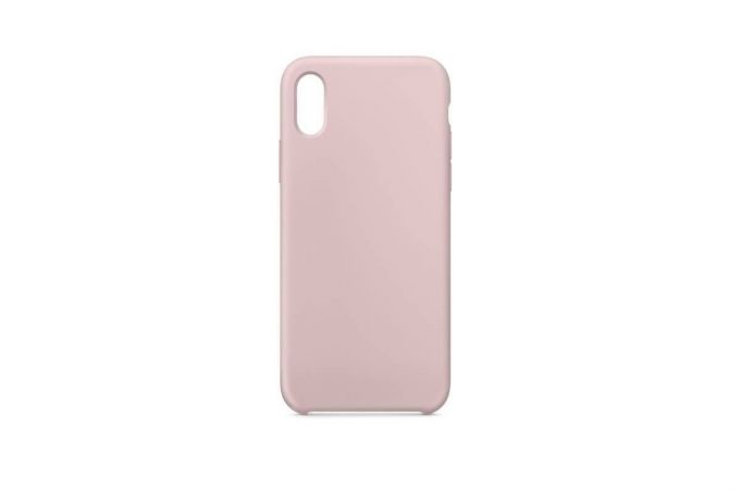 Чехол для iPhone ХS Max Silicone Case Soft Touch (розовый песок) 19