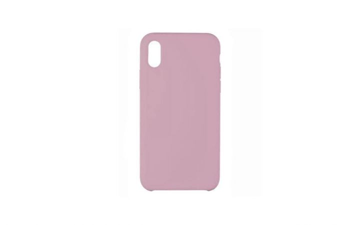 Чехол для iPhone ХS (5.8) Silicone Case Soft Touch (розовый) 6