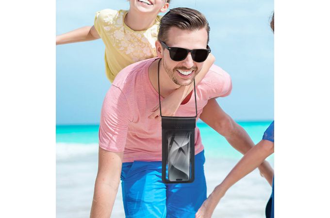 Чехол водонепроницаемый защитный HOCO HX53 (черный)