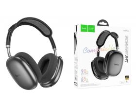 Наушники мониторные беспроводные HOCO W55 Plus Happiness ANC noise reduction (глубокий серый космос)