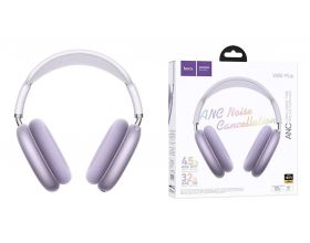 Наушники мониторные беспроводные HOCO W65 Plus Happy ANC (фиолетовый)