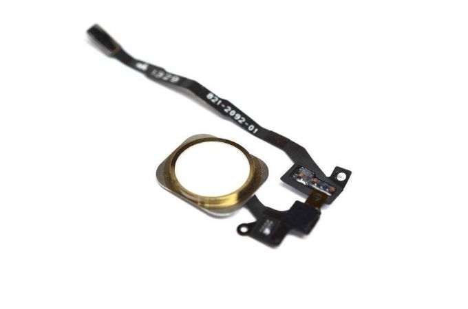 Контактная площадка кнопки Home для iPhone 5s/ SE в сборе (золото) HQ