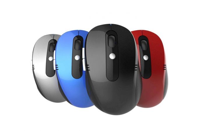 Мышь беспроводная Орбита OT-PCM33 (USB, 2.4ГГц, 2ААА, 10м) (черно-синий)