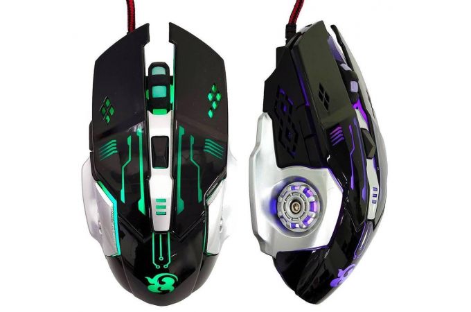 Мышь игровая проводная Орбита OT-PCM38 (USB, 3200 dpi, 6 кнопок) (черный)