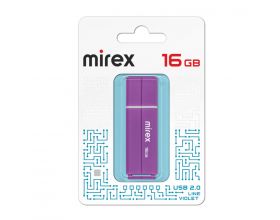 Флешка USB 2.0 Mirex LINE VIOLET 16GB (ecopack)