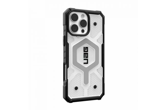 Чехол для телефона UAG Pathfinder Clear iphone 16 Pro Max (Белый)