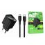 Сетевое зарядное устройство USB-C HOCO CS82A Excellent single port PD20W charger with digital display set (черное)