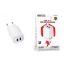 Сетевое зарядное устройство 2USB BOROFONE BAS81A Star dual-port charger (белый)