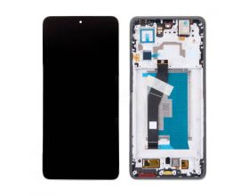 Дисплей для Xiaomi 14T (2406APNFAG) в сборе с тачскрином + рамка (зеленый) 100%