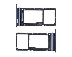 Держатель SIM для Samsung A346B Galaxy A34 5G (черный)