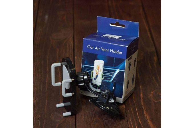 Держатель автомобильный для телефона с креплением на стекло Car air Vent Holder 3.5-6.3 дюйма